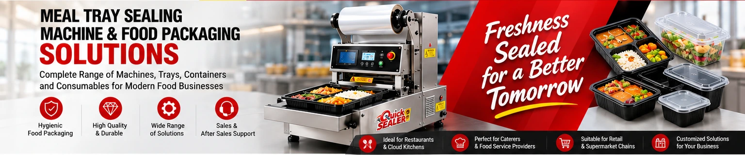 Quick Sealer meal tray sealing machines and food packaging solutions