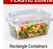 Rectangle Containers With Lid